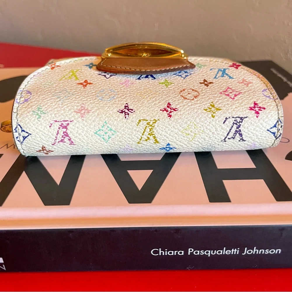 Louis Vuitton‎ Monogram Multicolor Tri-Fold Wallet Vintage Joey Takashi Murakami